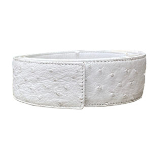 Belt (White Ostrich)