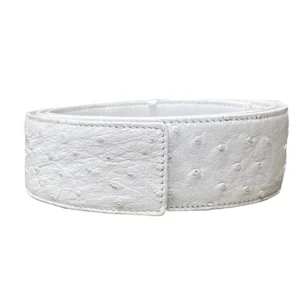 Belt (White Ostrich)