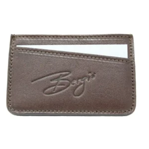 3-Slot Flat Credit Card Holder (Brown)