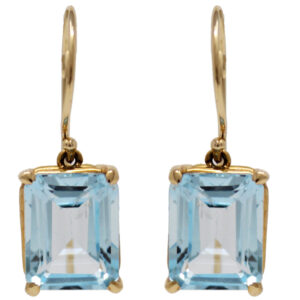 Blue Topaz Earrings