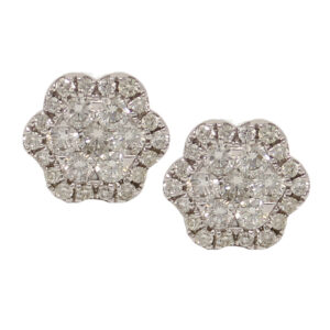 Diamond Cluster Earrings
