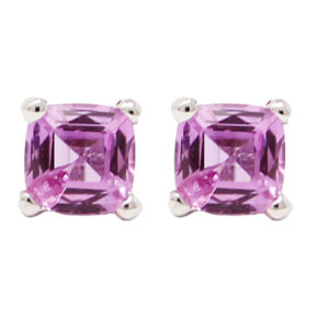 Pink Sapphire Earrings