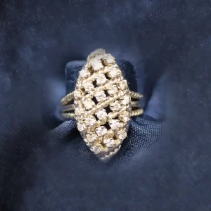 Vintage Ring: Navette Diamond